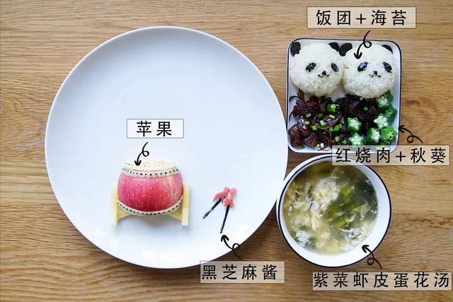 趣味早餐食谱 小朋友最喜欢的熊猫饭团 太阳信息网