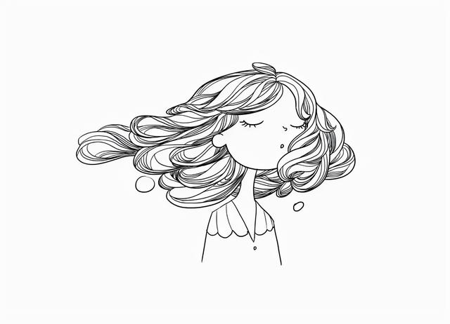 简笔画 小美女(简笔画小美女怎么画)-天晟网