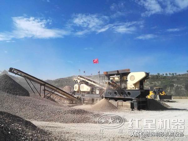 移动锤式制砂机外加水洗轮一体机