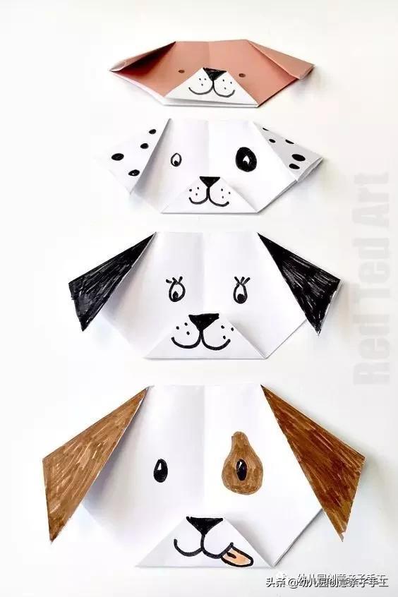 动物折纸大全立体折法(用纸折立体动物)_手工miao