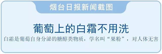 葡萄表面的白霜是糖还是农药，怎么洗不掉？3