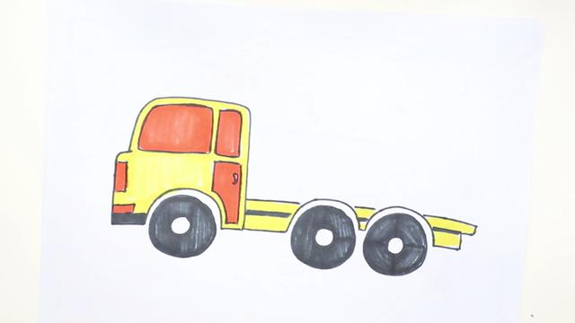 卡车怎么画