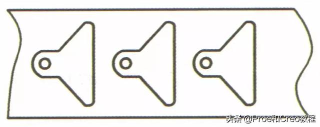 preo工程图中显示展平