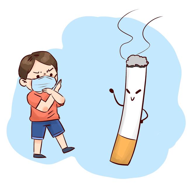 戒烟创意图片漫画图片