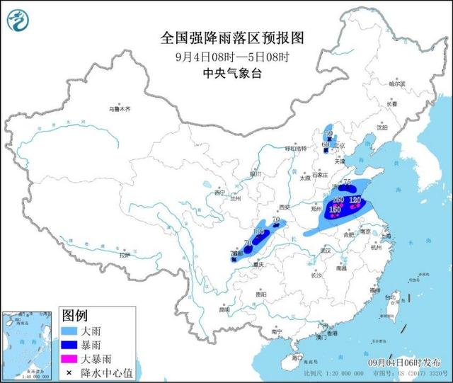 暴雨黄色预警！河南、安徽等局地有大暴雨
