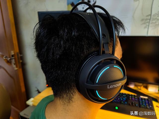 59塊錢ThinkPlus賽事級遊戲耳麥：USB硬聲卡7.1聲道電競耳機曬單