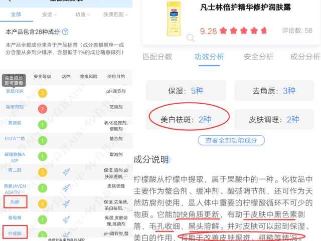 凡士林身体乳功效