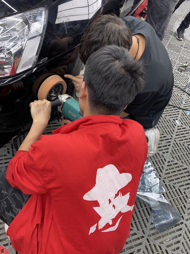 美容抛光 镀晶 打蜡 还原全套教程 无偿领取11,汽车尾翼抛光还原技术