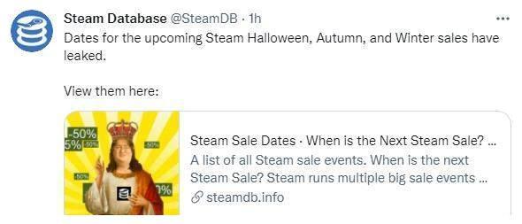 寒假游戏 Steam被曝出万圣节 秋季 冬季特卖时间 一起来看看 全网搜