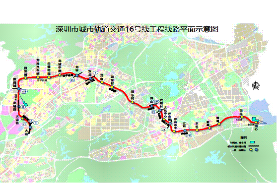 深圳地铁未来最全规划，一共有34条轨道交通线路，快来看看都到哪