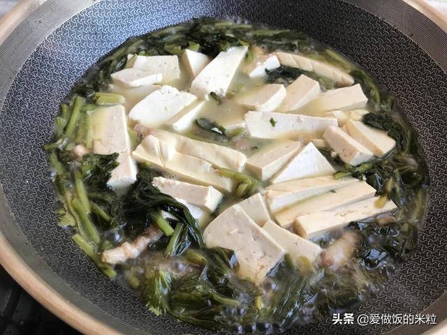 雪里蕻炖豆腐