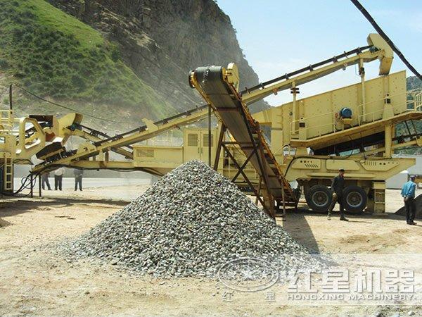 江西移动青石制砂机的用途和特点