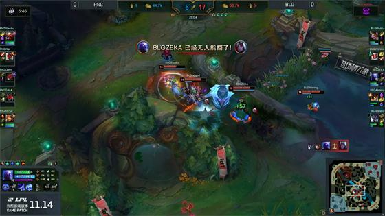 LOL-LPL：Biubiu凯南关键大招秒杀韦鲁斯，BLG 2-1终结RNG九连胜