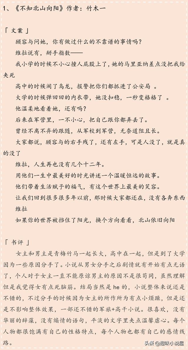 文笔剧情超好的高干文「精评网」