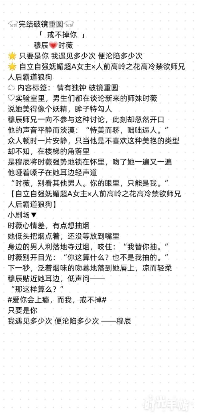 戒不掉你的甜小说「戒不掉的甜安心晚目录」