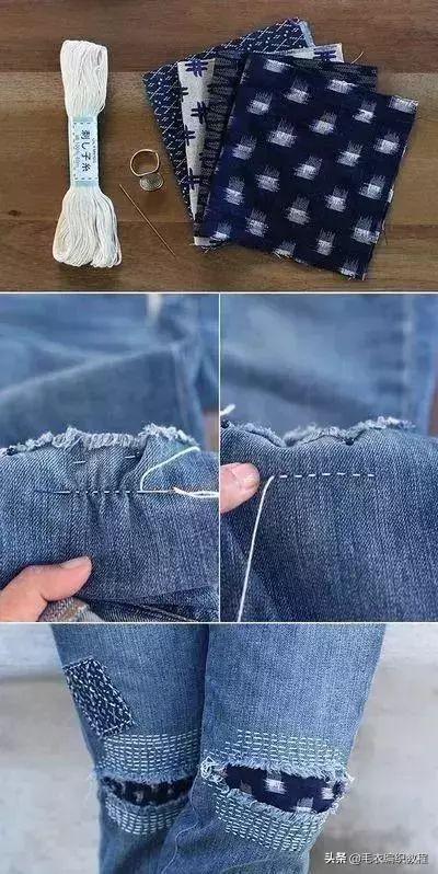 巧手缝补技巧大全(创意缝补衣服图片)-手工miao