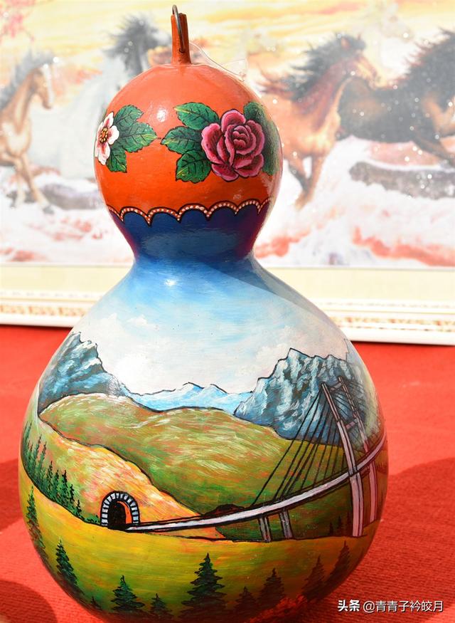 新疆葫芦手工艺品(新疆葫芦绘画艺术)