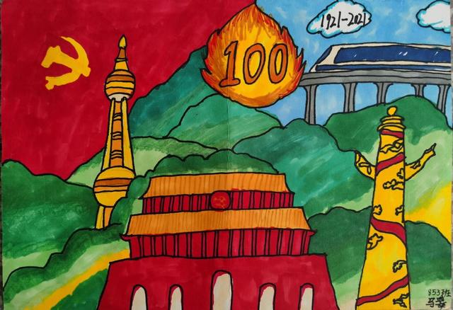 希望工程初中绘画作品展