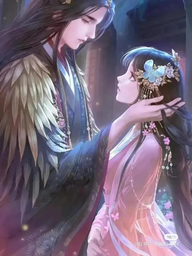 情侣古风意境唯美图片(古风红尘共婵娟情侣唯美图片)-第13张图片-创女