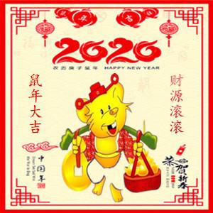 “2020”鼠你好运，大吉大利！微信旺财头像-第4张图片-9158手机教程网