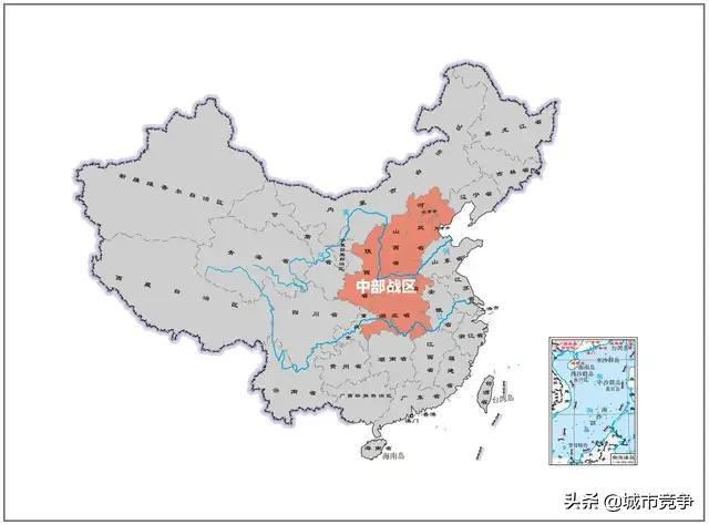 五大战区划分图（中国五大战区划分图）