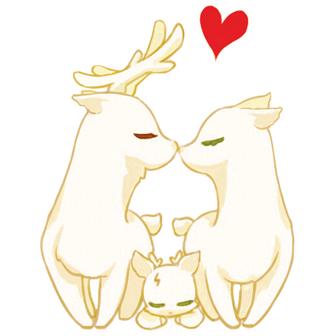 莉莉婚礼上alight with happiness,她特地为了和詹姆匹配的牝鹿守护神