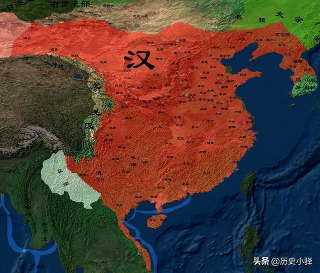 图解西汉两百余年疆域变化-第25张图片-看历史网