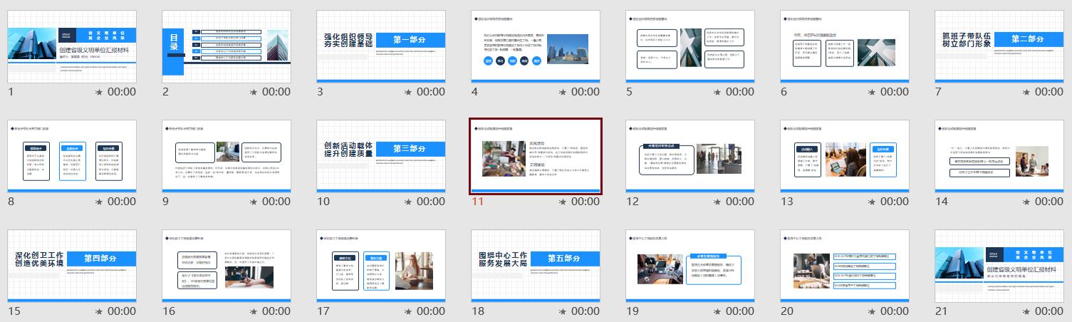 工程时展情况汇报ppt
