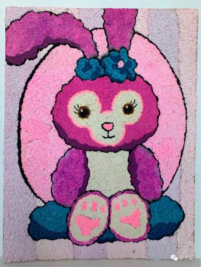 纸浆画简单好看的纸浆画