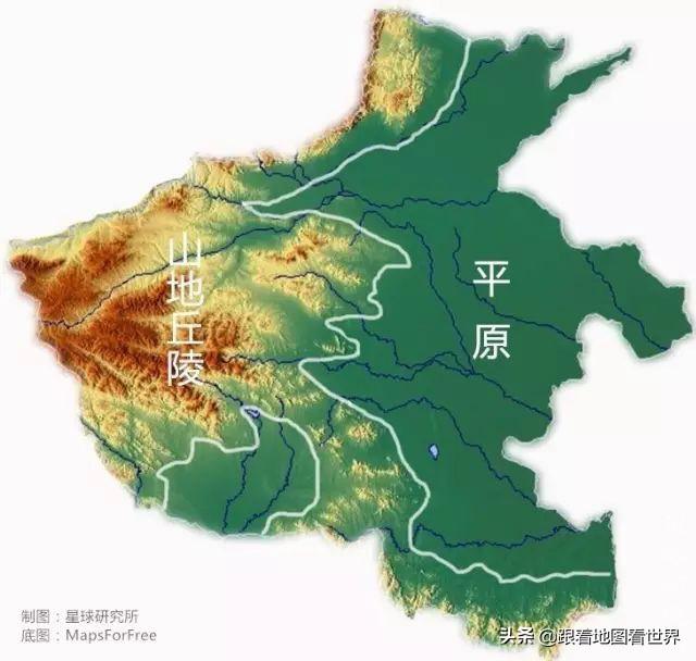 河南省旅游地图