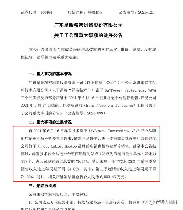 亚马逊封号风波仍在持续 上qa被封 七成店铺被封超6000万冻结 全网搜