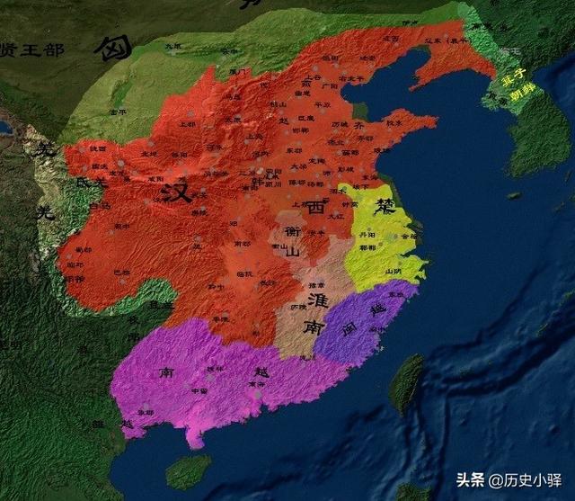 图解西汉两百余年疆域变化-第9张图片-看历史网