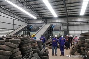 广东全自动废轮胎破碎机