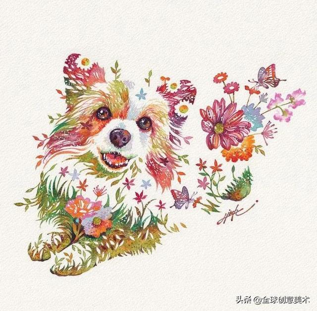 一个用 花 画 动物 的浪漫艺术家 Zh中文网