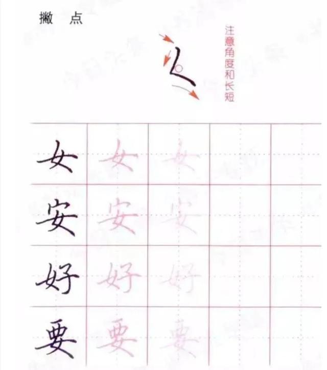 如何才能练一手好字？注意两点，做到六点就可以了