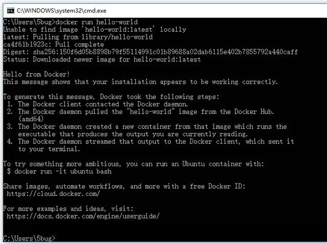 win10下使用docker部署nginx，mysql