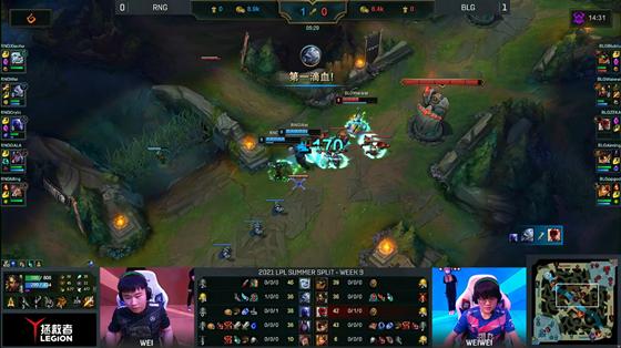 LOL-LPL：Biubiu凯南关键大招秒杀韦鲁斯，BLG 2-1终结RNG九连胜