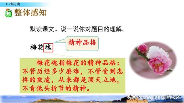 梅花魂的魂是什么意思