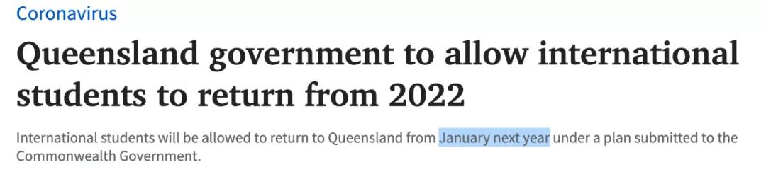 官宣！留学生明年1月可陆续返澳，澳洲政府放开旅游边境限制