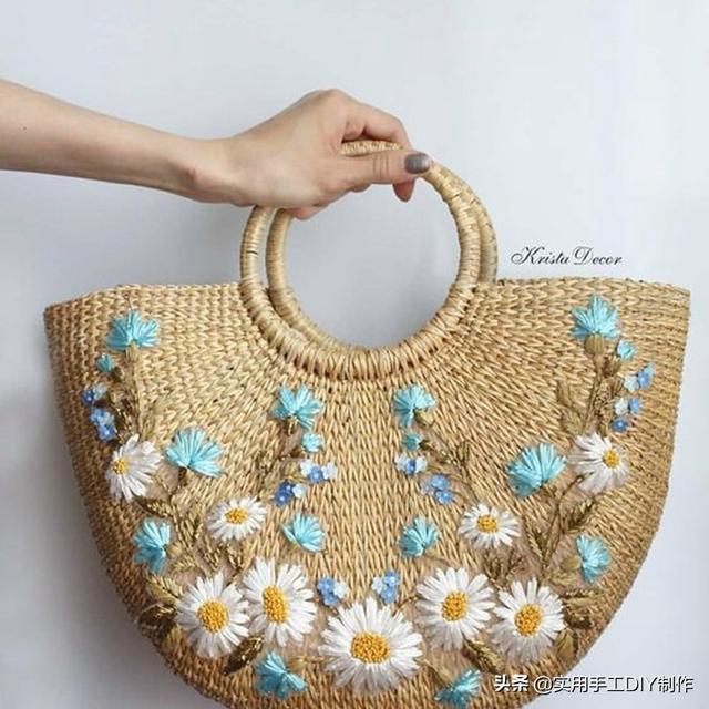 手工刺绣包包的制作方法diy刺绣衣服图案大全创意