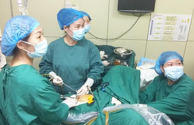 咸阳丽人妇科医院成功完成一例瘢痕部妊娠切开取胚术