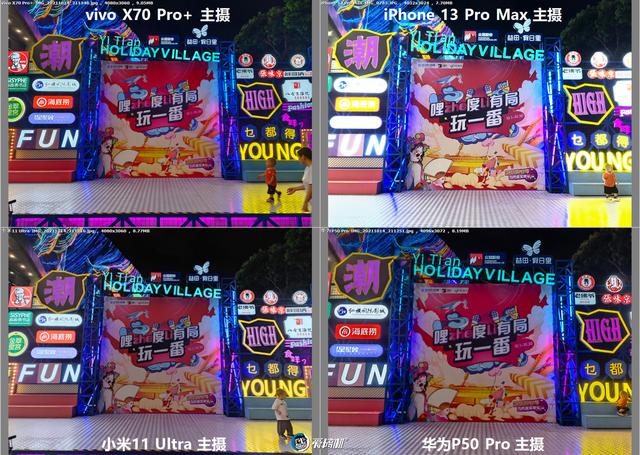 年度之战，iPhone 13 PM、X70 Pro+、华为P50P、小米11U拍照横评
