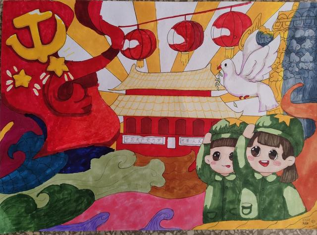 希望工程初中绘画作品展