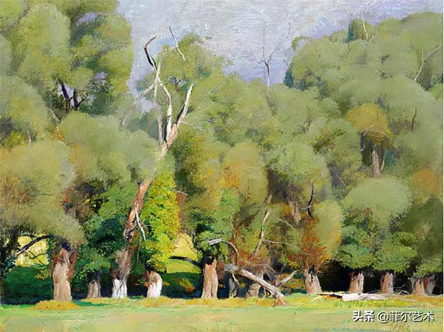 美国印象派画家丹尼尔·加伯风景油画作品欣赏-书画家之家