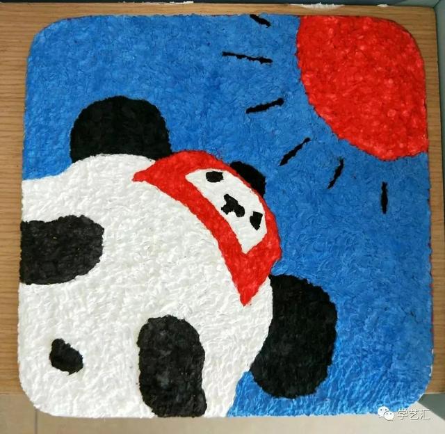 纸浆画简单好看的纸浆画