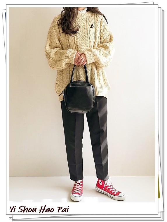 红鞋子搭配什么裤子好看（红色匡威鞋的秋冬穿搭27例）