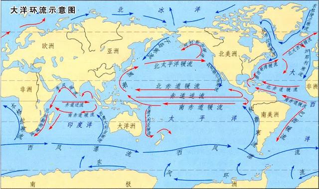 北太平洋洋流是顺时针流动的,福岛在日本太平洋一侧,就像311核事故时