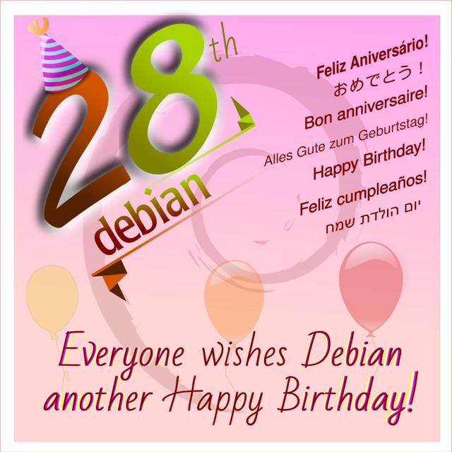 Debian 誕生28 周年 中國熱點
