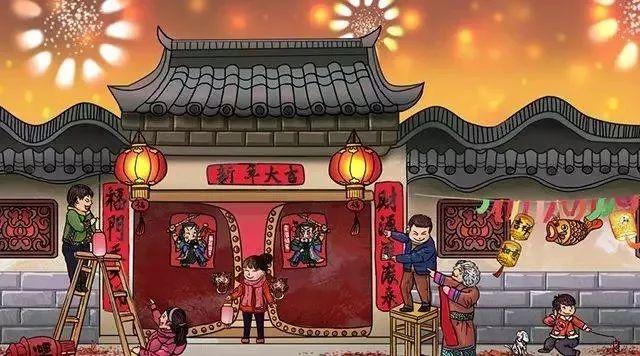一年一度的春节又到了家家户户千门万户曈曈日这句话
