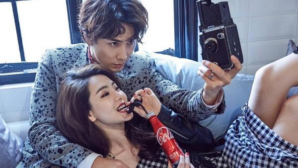 戚薇承认没有韩国血统(lucky和戚薇小时候照片对比)